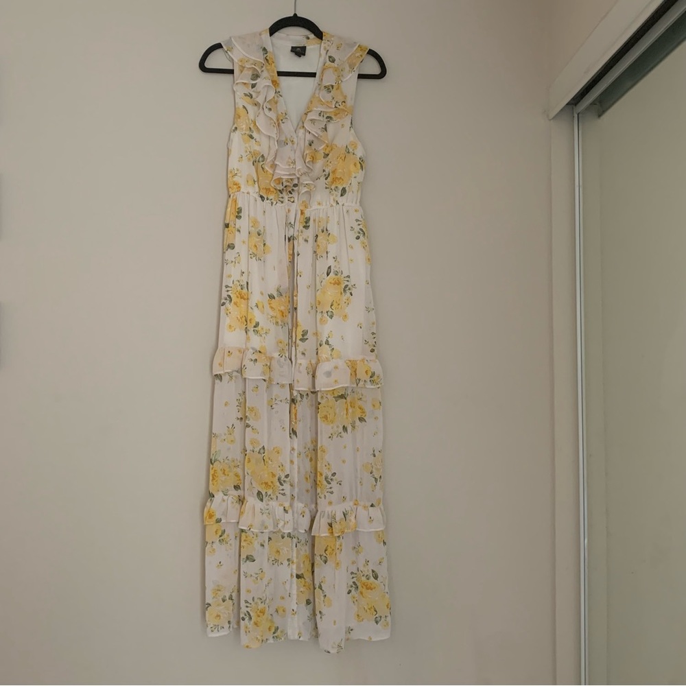 Disney yellow floral maxi dress 🌼🌻🌼